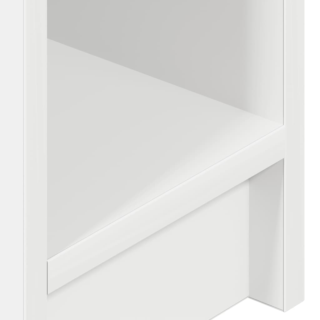 vidaXL Bedside Cabinets with Drawer 2 pcs White 20x36x60 cm