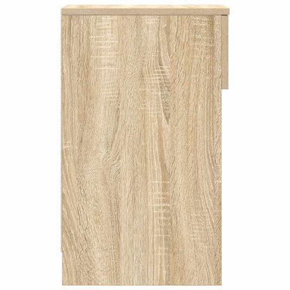 vidaXL Bedside Cabinets with Drawer 2 pcs Sonoma Oak 20x36x60 cm
