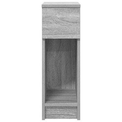 vidaXL Bedside Cabinet with Drawer Grey Sonoma 20x36x60 cm