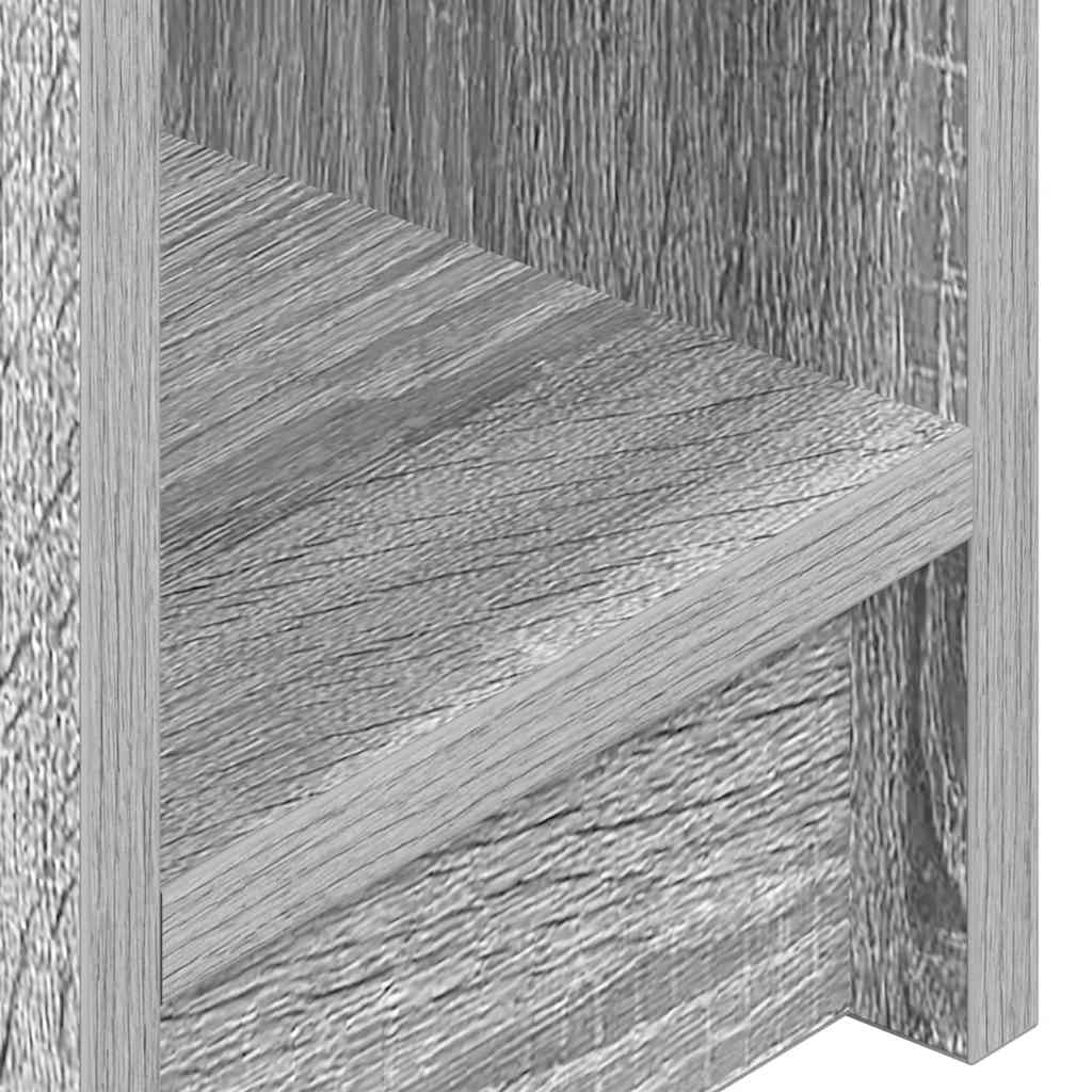 vidaXL Bedside Cabinet with Drawer Grey Sonoma 20x36x60 cm