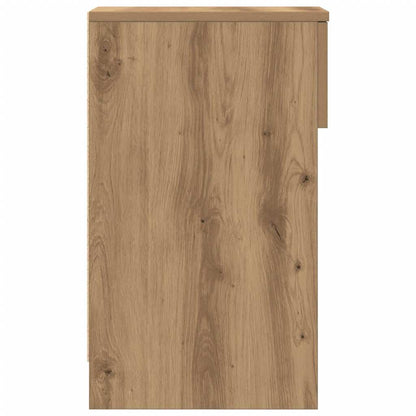 vidaXL Bedside Cabinet with Drawer Artisan Oak 20x36x60 cm