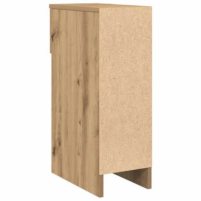 vidaXL Bedside Cabinet with Drawer Artisan Oak 20x36x60 cm