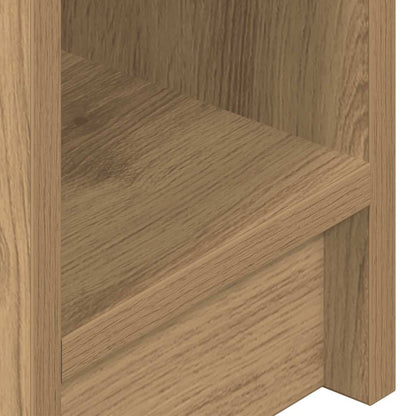 vidaXL Bedside Cabinet with Drawer Artisan Oak 20x36x60 cm