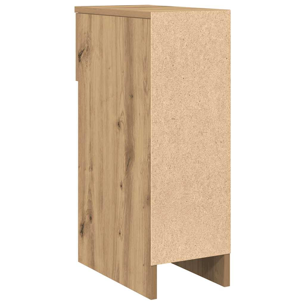 vidaXL Bedside Cabinets with Drawer 2 pcs Artisan Oak 20x36x60 cm