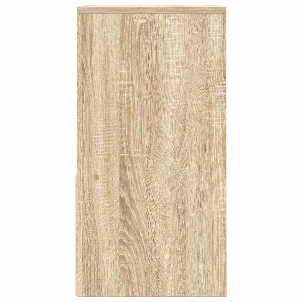 vidaXL Bedside Cabinets with Drawer 2 pcs Sonoma Oak 35x34x66.5 cm