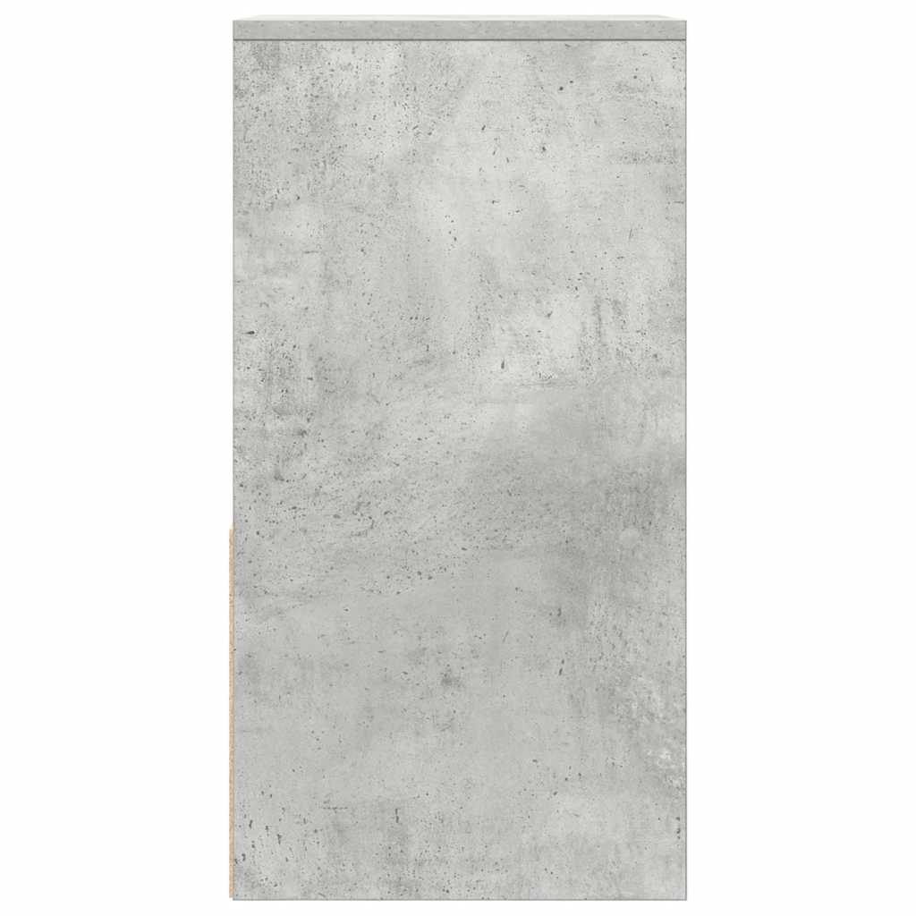 vidaXL Bedside Cabinets with Drawer 2 pcs Concrete Grey 35x34x66.5 cm
