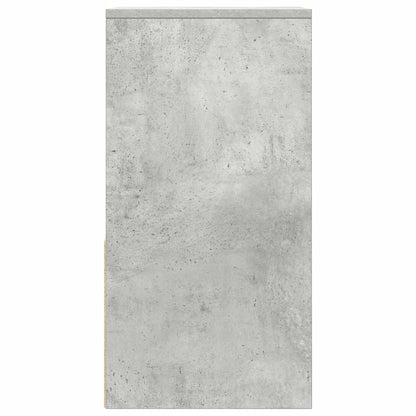 vidaXL Bedside Cabinets with Drawer 2 pcs Concrete Grey 35x34x66.5 cm