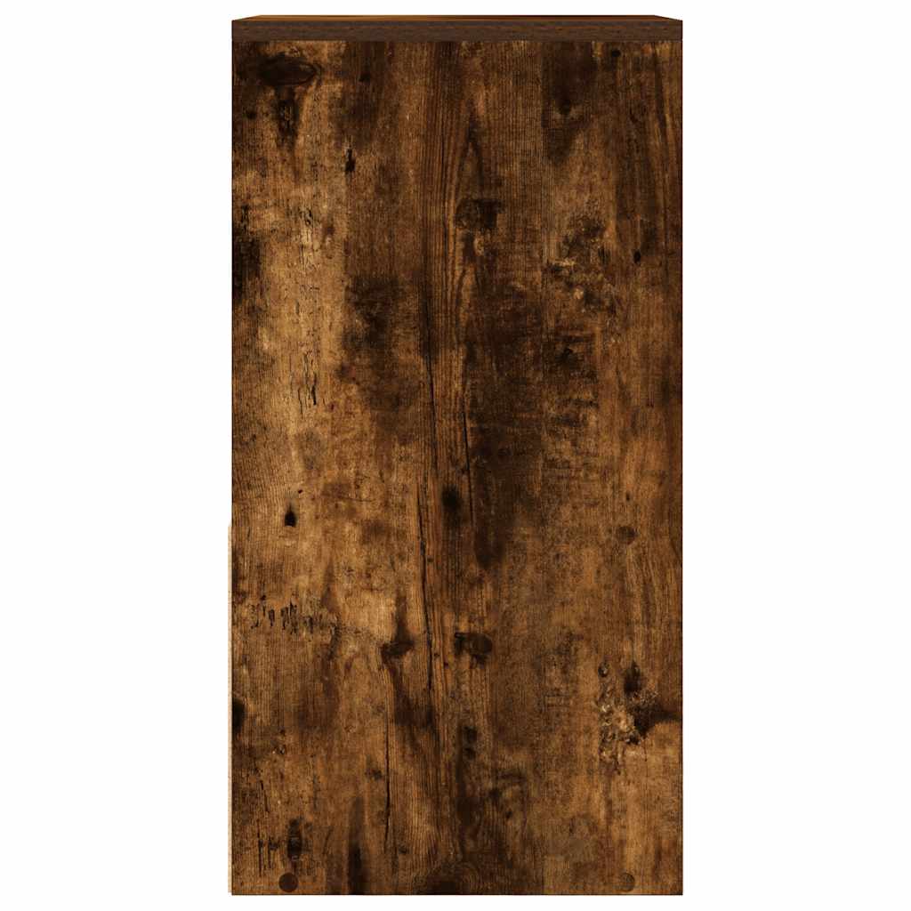 vidaXL Bedside Cabinets with Drawer 2 pcs Smoked Oak 35x34x66.5 cm