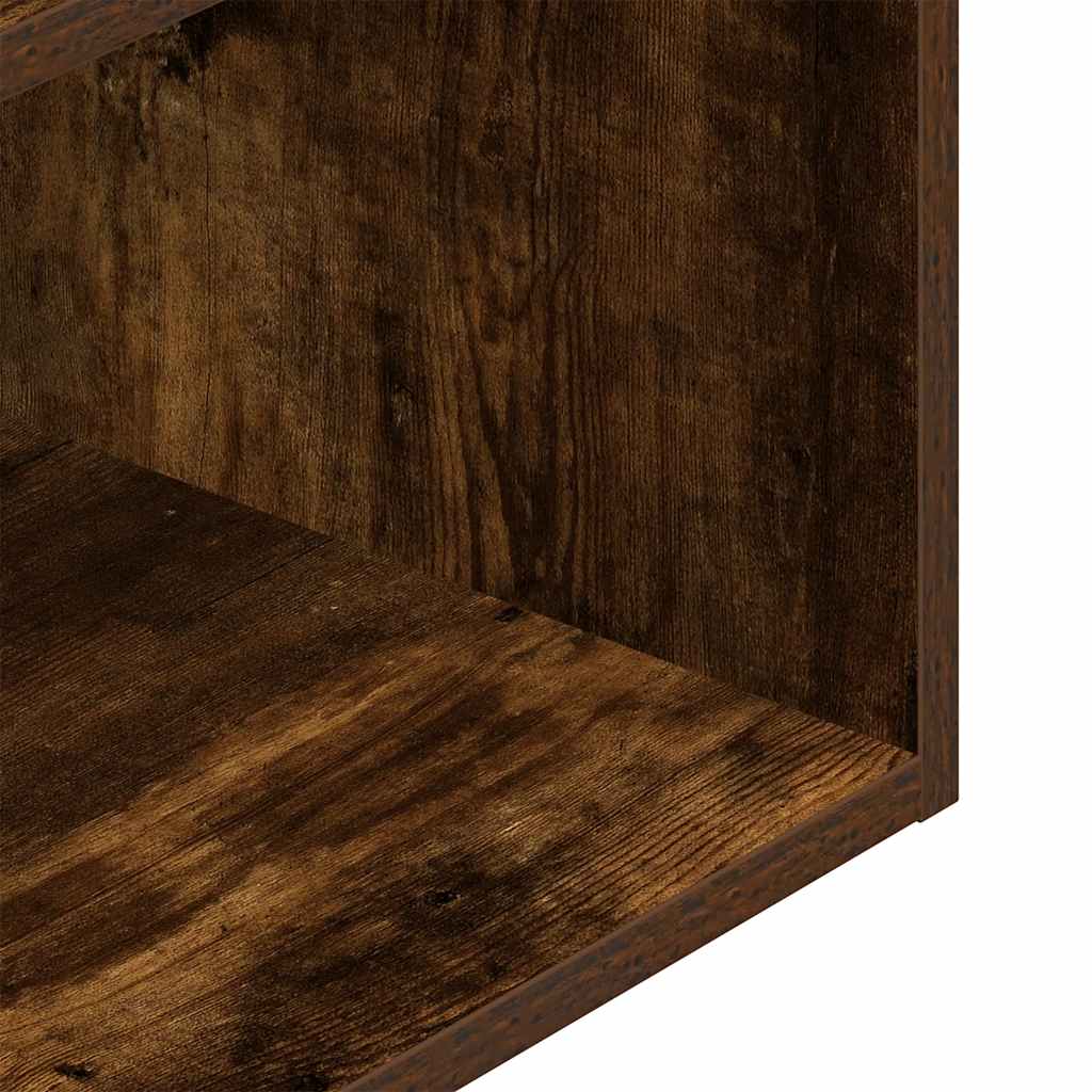 vidaXL Bedside Cabinets with Drawer 2 pcs Smoked Oak 35x34x66.5 cm