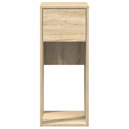 vidaXL Computer Tower Stand with Drawer Sonoma Oak 30x44x74 cm