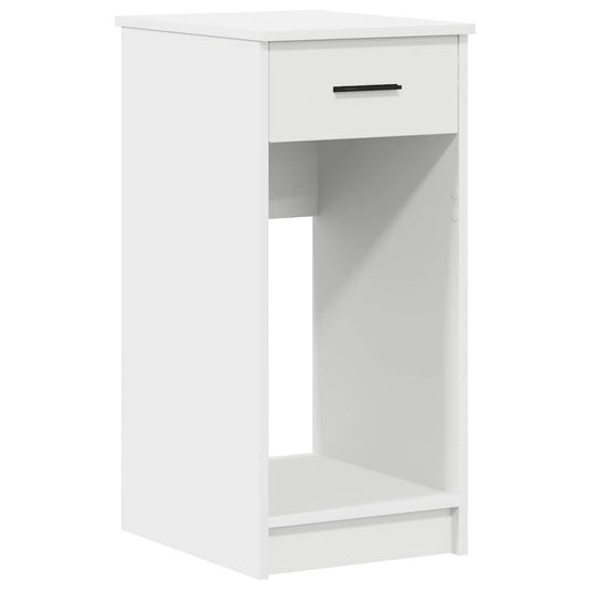 vidaXL Computer Tower Stand | White | Engineered wood | Medium