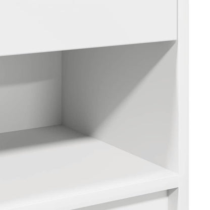 vidaXL Bedside Cabinet with Drawer White 39x28x41 cm