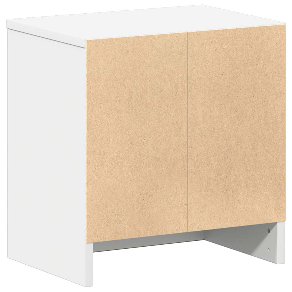 vidaXL Bedside Cabinets 2 pcs with Drawer White 39x28x41 cm