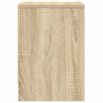 vidaXL Bedside Cabinet with Drawer Sonoma Oak 39x28x41 cm
