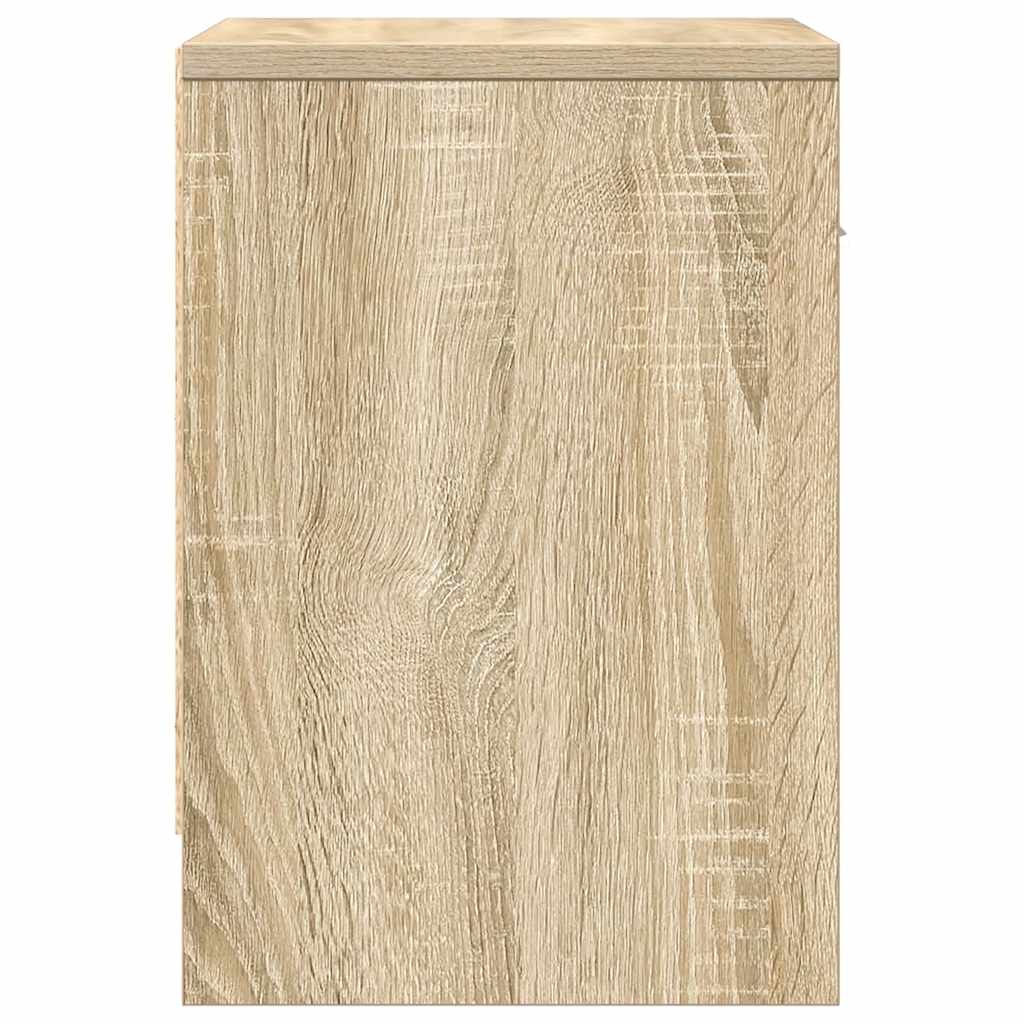 vidaXL Bedside Cabinets 2 pcs with Drawer Sonoma Oak 39x28x41 cm
