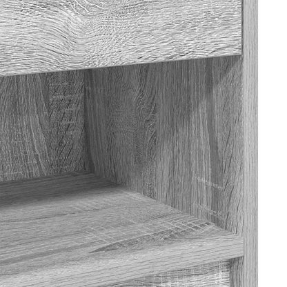 vidaXL Bedside Cabinet with Drawer Grey Sonoma 39x28x41 cm