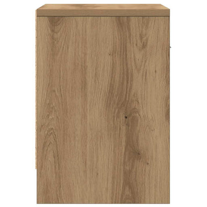 vidaXL Bedside Cabinets 2 pcs with Drawer Artisan Oak 39x28x41 cm