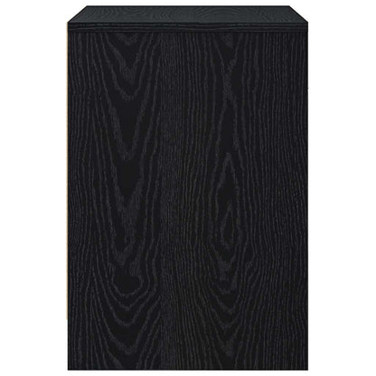 vidaXL Bedside Cabinets 2 pcs with Drawer Black 40x34x50 cm