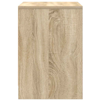 vidaXL Bedside Cabinets 2 pcs with Drawer Sonoma Oak 40x34x50 cm