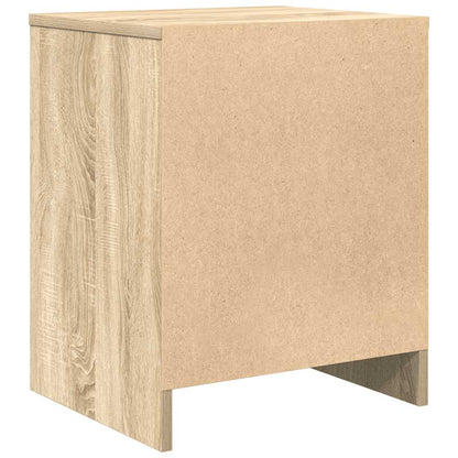 vidaXL Bedside Cabinets 2 pcs with Drawer Sonoma Oak 40x34x50 cm