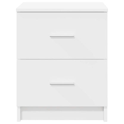 vidaXL Bedside Cabinets 2 pcs with 2 Drawers White 40x36x50 cm