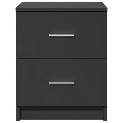 vidaXL Bedside Cabinet | Black | Engineered wood | Standard | Bedside Cabinet