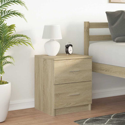 vidaXL Bedside Cabinet | Sonoma oak | Engineered wood | Medium | Bedside Cabinet