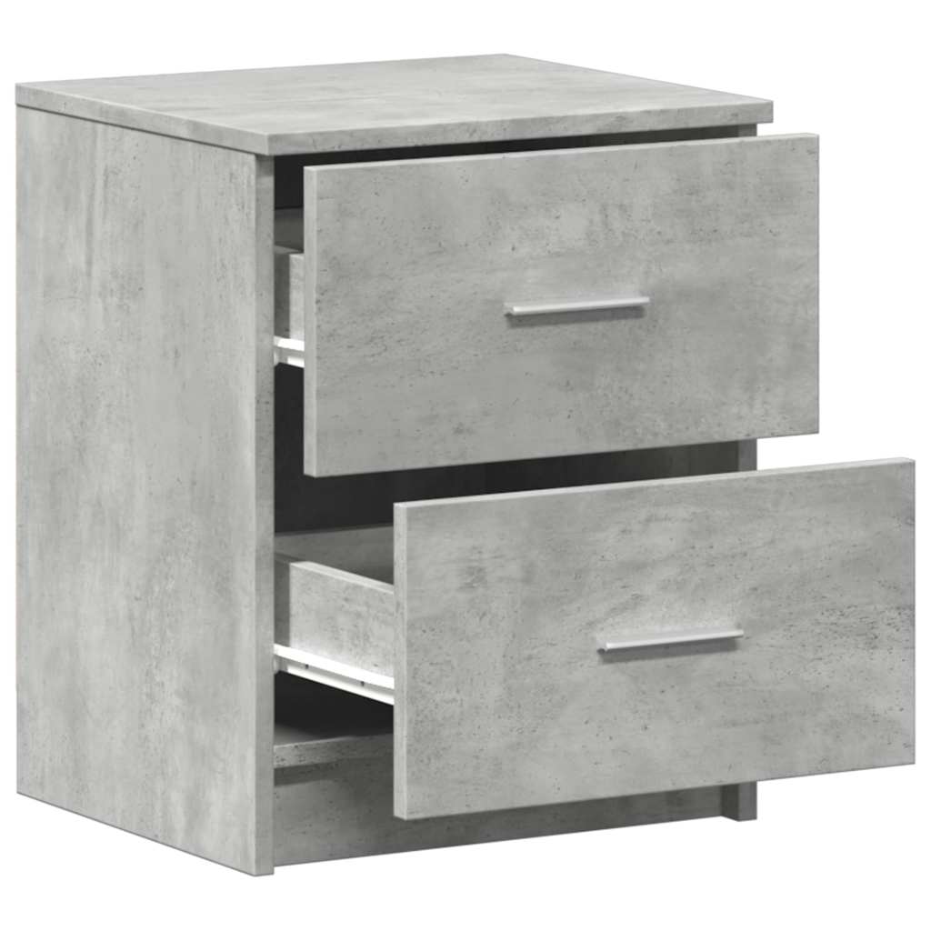 vidaXL Bedside Cabinet | Concrete Grey | Engineered wood | 40x36x50 cm
