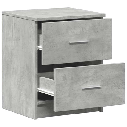 vidaXL Bedside Cabinet | Concrete Grey | Engineered wood | 40x36x50 cm