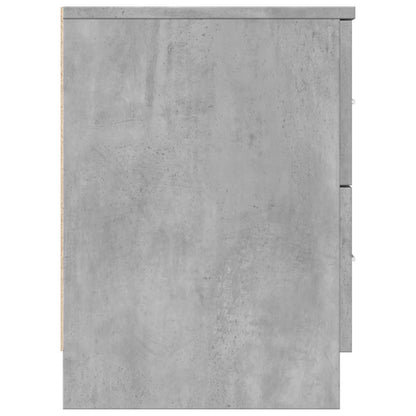 vidaXL Bedside Cabinet | Concrete Grey | Engineered wood | 40x36x50 cm