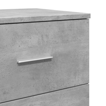 vidaXL Bedside Cabinet | Concrete Grey | Engineered wood | 40x36x50 cm