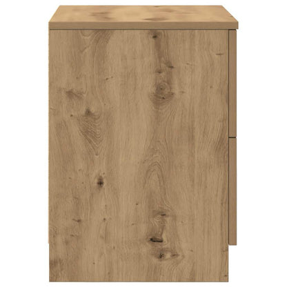 vidaXL Bedside Cabinet | Artisan oak | Engineered wood | 40 x 36 x 50 cm