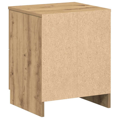 vidaXL Bedside Cabinet | Artisan oak | Engineered wood | 40 x 36 x 50 cm