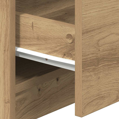 vidaXL Bedside Cabinet | Artisan oak | Engineered wood | 40 x 36 x 50 cm
