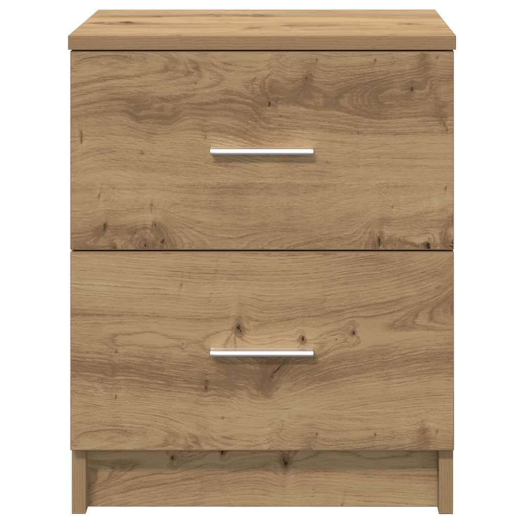 vidaXL Bedside Cabinet | Set of 2 | Artisan oak | Engineered wood | Standard
