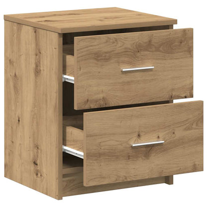 vidaXL Bedside Cabinet | Set of 2 | Artisan oak | Engineered wood | Standard