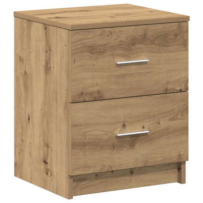 vidaXL Bedside Cabinet | Set of 2 | Artisan oak | Engineered wood | Standard