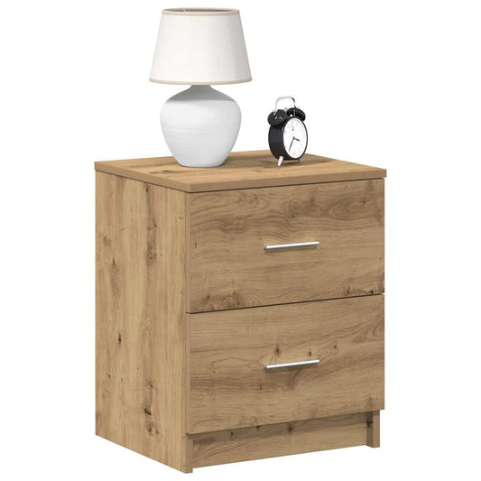 vidaXL Bedside Cabinet | Set of 2 | Artisan oak | Engineered wood | Standard