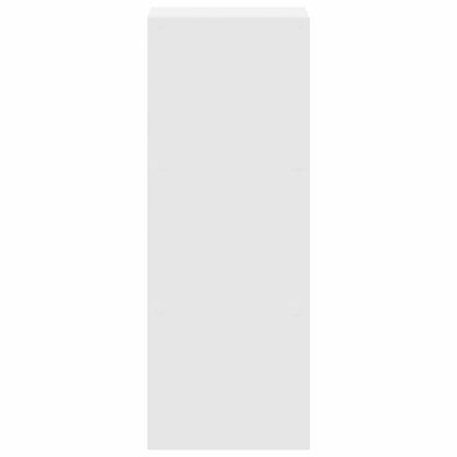 vidaXL Bookcase Stackable White 30x30x80 cm Engineered Wood