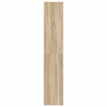 vidaXL Bookcases 2 pcs Stackable Sonoma Oak 30x30x80 cm Engineered Wood