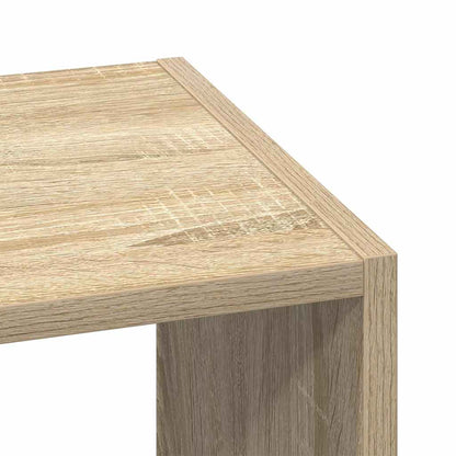 vidaXL Bookcases 2 pcs Stackable Sonoma Oak 30x30x80 cm Engineered Wood