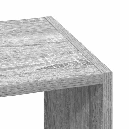 vidaXL Bookcases 2 pcs Stackable Grey Sonoma 30x30x80 cm Engineered Wood