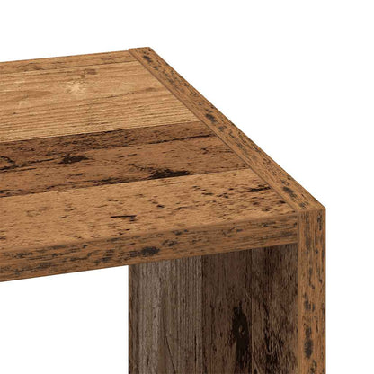 vidaXL Bookcases 2 pcs Stackable Old Wood 30x30x80 cm Engineered Wood
