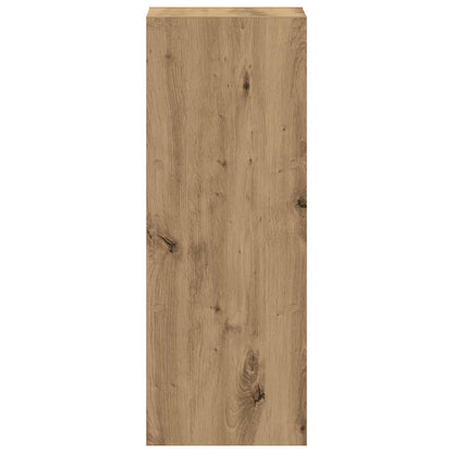 vidaXL Bookcase Stackable Artisan Oak 30x30x80 cm Engineered Wood