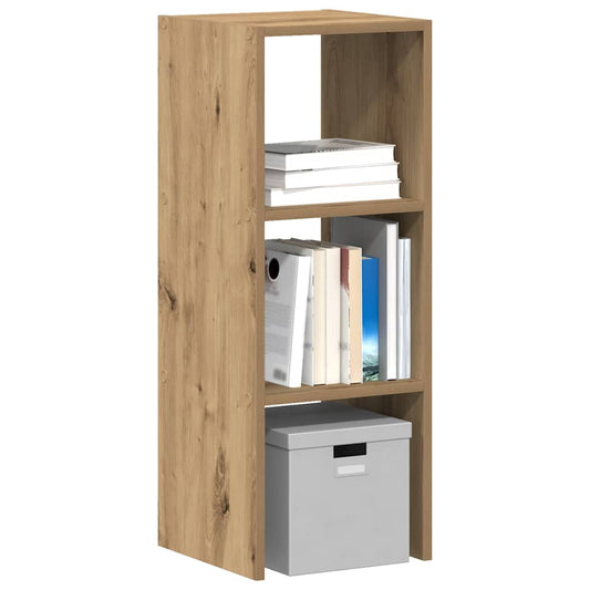 vidaXL Bookcase Stackable Artisan Oak 30x30x80 cm Engineered Wood