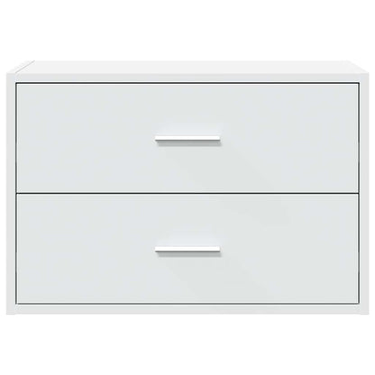 vidaXL Cabinet with 2 Drawers White 60x31x40 cm Engineered Wood