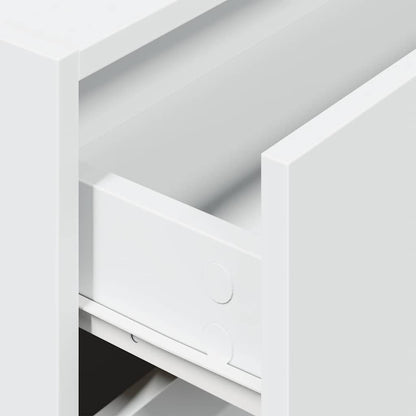 vidaXL Cabinet with 2 Drawers White 60x31x40 cm Engineered Wood