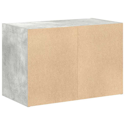 vidaXL Cabinet with 2 Drawers Concrete Grey 60x31x40 cm Engineered Wood