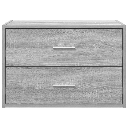 vidaXL Cabinet with 2 Drawers Grey Sonoma 60x31x40 cm Engineered Wood