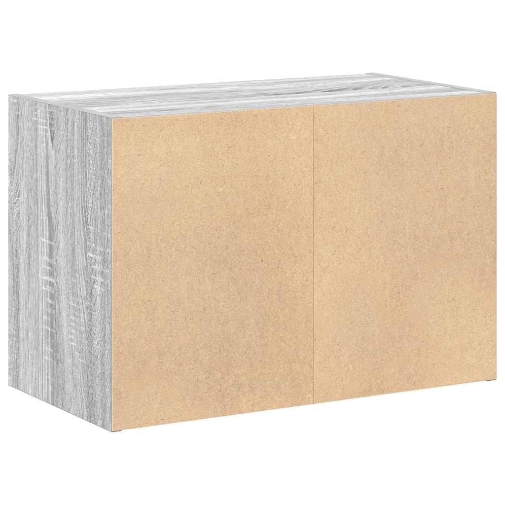 vidaXL Cabinet with 2 Drawers Grey Sonoma 60x31x40 cm Engineered Wood